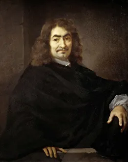 Portrait of the philosopher Rene Descartes (1596-1650), First Half of 17th cen