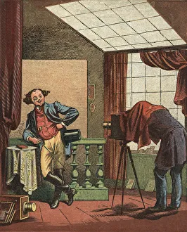 Camera Prints: Portrait photographers studio, 1871