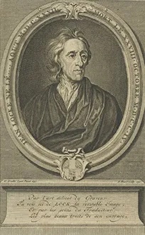 Locke Prints: Portrait of the physician and philosopher John Locke (1632-1704), 1721. Creator: Picart