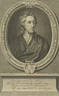 Locke Gallery: Portrait of the physician and philosopher John Locke (1632-1704), 1721. Creator: Picart