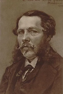 Portrait of pianist and composer Alfred Quidant (1815-1893), 1872. Creator: Meissonier
