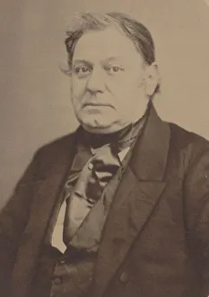 Portrait of pianist and composer Amedee Mereaux (1802-1874). Creator: Bertsch