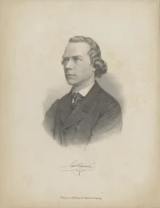 Portrait of the pianist and composer Carl Heinrich Carsten Reinecke (1824-1910), c