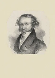 Portrait of the pianist and composer Carl Maria von Bocklet (1801-1881), 1830. Creator: Anonymous