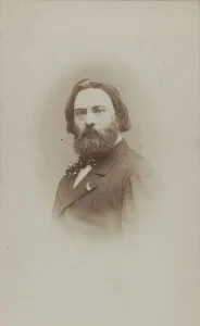 Portrait of the pianist and composer Emile Prudent (1817-1863), ca 1860