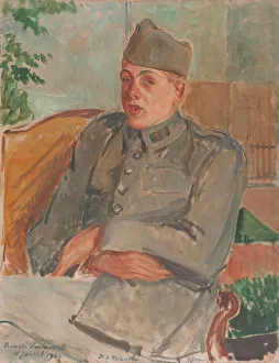 Petit Palais Gallery: Portrait of the pianist and composer Francis Poulenc (1899-1963), 1920