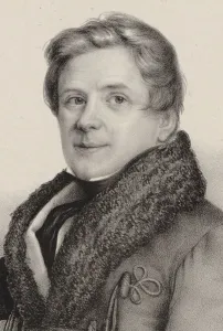 Portrait of the pianist and composer Franz Hünten (1793-1878), 1835. Creator: Van Geel