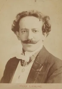 Portrait of pianist and composer Georg Liebling (1865-1946), c. 1900. Creator: Anonymous