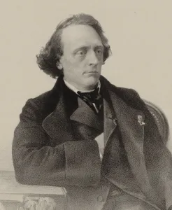 Portrait of the pianist and composer Henry Litolff (1818-1891), 1858. Creator: Lemoine