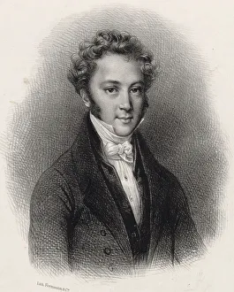 Portrait of pianist and composer Ignaz Moscheles (1794-1870), c