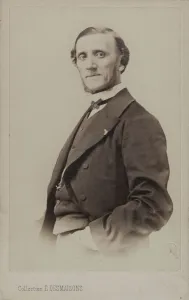 Portrait of the pianist and composer Jean-Henri Ravina (1818-1906)
