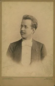 Portrait of the pianist and composer José Vianna da Motta (1868-1948), c. 1898. Creator: Schaarwächter, Julius Cornelius (1847-1904)