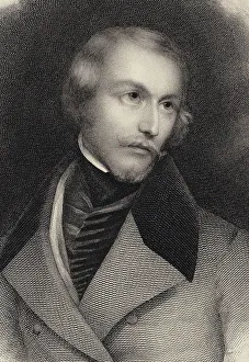 Portrait of the pianist and composer Joseph Schad (1812-1879). Creator: Schad, Aquilin (1815-?)
