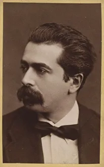 1875 Prints: Portrait of the pianist and composer Józef Wieniawski (1837-1912)