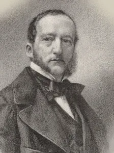 Portrait of the pianist and composer Sigismund Thalberg (1812-1871), 1862. Creator: Kreutzberger