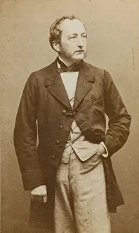 Portrait of the pianist and composer Sigismund Thalberg (1812-1871), ca 1860