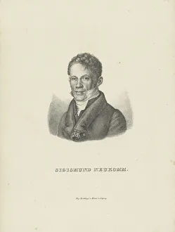 1830 Prints: Portrait of the pianist and composer Sigismund von Neukomm (1778-1858), c. 1830. Creator