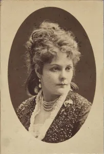Portrait of pianist and composer Sophie Menter (1846-1918), 1893. Creator: Mieczkowski