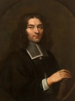 Portrait of Pierre Bayle (1647-1706). Artist: Elle, Louis Ferdinand, the Younger (1648-1717) Portrait of Pierre Bayle (1647-1706). Artist: Elle, Louis Ferdinand, the Younger (1648-1717)