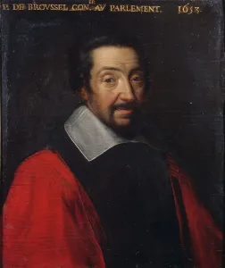 Ecole Francaise Prints: Portrait de Pierre Broussel (1576-1654)