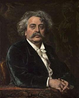 Mus And Xe9 Gallery: Portrait of Pierre Carrière-Belleuse (1851-1933). Creator: Cormon
