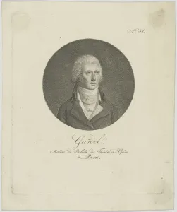 1787 Prints: Portrait of Pierre-Gabriel Gardel (1758-1840), c. 1787. Creator: Anonymous