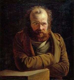 Proudhon Prints: Portrait of Pierre-Joseph Proudhon (1809-1865), ca 1860. Creator: Anonymous