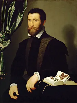 Mannerism Collection: Portrait of Pierre Quthe, Apothecary, 1562. Creator: Clouet, Francois (1510-1572)