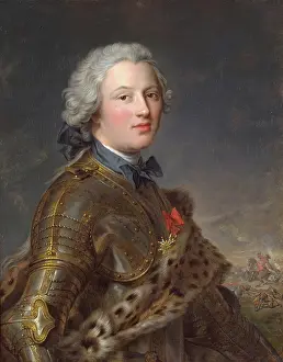 Nattier Prints: Portrait of Pierre-Victoire, Baron of Besenval, 1775. Creator: Jean-Marc Nattier