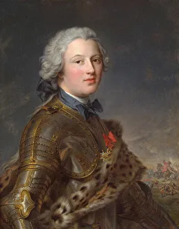 Nattier Prints: Portrait of Pierre Victor, baron de Besenval de Brunstatt (1722-1794)