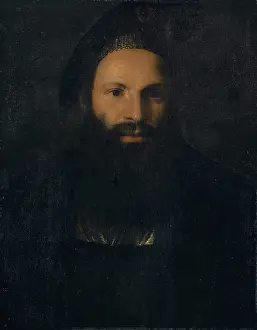 Da Cadore Prints: Portrait of Pietro Aretino, 1527. Creator: Titian