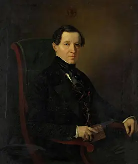 1840s Prints: Portrait of Piotr N. Kobylinsky (1785-1850), 1849. Creator: Morten Thrane Brunnich