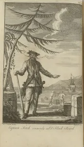 Galleon Prints: Portrait of the Pirate Edward Teach