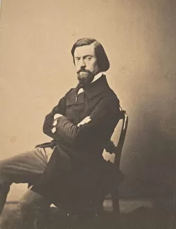 Portrait de Pitre-Chevalier, ca. 1853. Creator: Gustave Le Gray