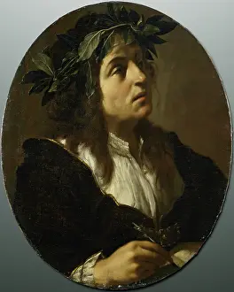 Cairo Prints: Portrait of a Poet, 1640. Creator: Francesco Cairo