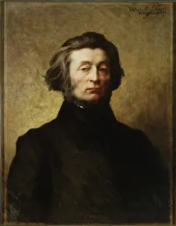 Portrait of the poet Adam Mickiewicz (1798-1855), 1899. Creator: Ciesielski, Wladyslaw (1845-1901)