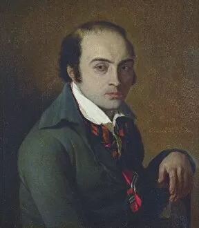 Russian National Library Collection: Portrait of the poet Andre Chenier (1762-1794), 1794