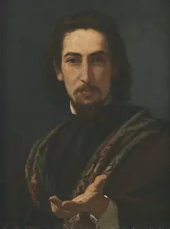 Portrait of the poet Fagundes Varela (1841-1875), 1868-1869. Creator: Americo, Pedro (1843-1905)