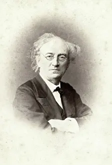 Levitsky Prints: Portrait of the poet Fyodor Ivanovich Tyutchev (1803-1873)