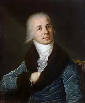 Images Dated 14th March 2011: Portrait of the Poet Gavrila R. Derzhavin, (1743-1816), 1790s