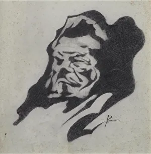 Romani Prints: Portrait of the poet Giosue Carducci (1835-1907), 1906