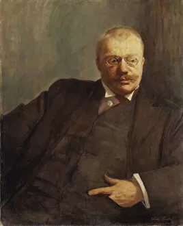 Portrait of the poet Gunnar Heiberg (1857-1929), 1900