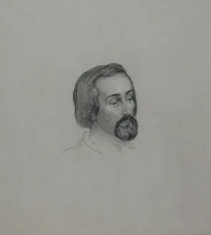 Heine Prints: Portrait of the poet Heinrich Heine (1797-1856)