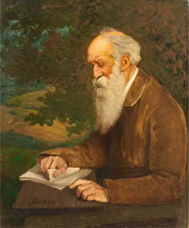 Longfellow Prints: Portrait of the poet Henry Wadsworth Longfellow (1807-1882)