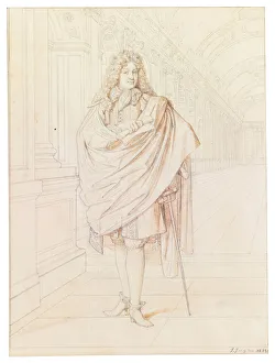 Jean Racine Prints: Portrait of the poet Jean Racine (1639-1699)
