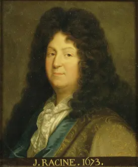 Jean Racine Prints: Portrait of the poet Jean Racine (1639-1699)