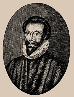 John Donne Prints: Portrait of the poet John Donne (1572-1631), 1650s