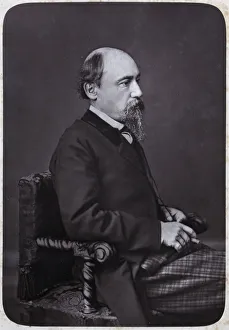 Nekrasov Collection: Portrait of the poet Nikolay Alexeyevich Nekrasov (1821-1877), Early 1870s