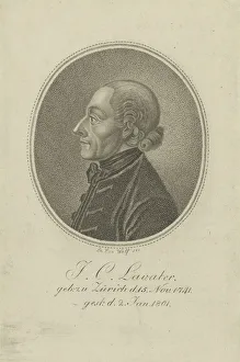 1810 Prints: Portrait of the poet and physiognomist Johann Kaspar Lavater (1741-1801), c. 1810
