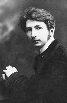 Bulla Prints: Portrait of the poet Sergei Mitrofanovich Gorodetsky (1884-1967)